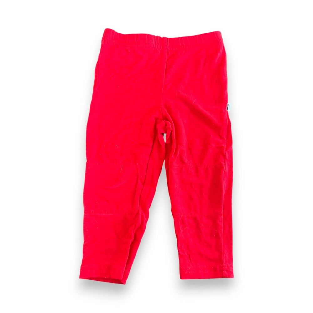 Little Sleepies Bright Red Leggings 12-18 Months